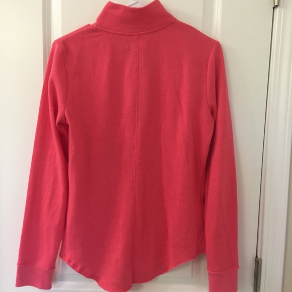 Soft and vibrant quarter zip sweatshirt - Picture 3 of 4